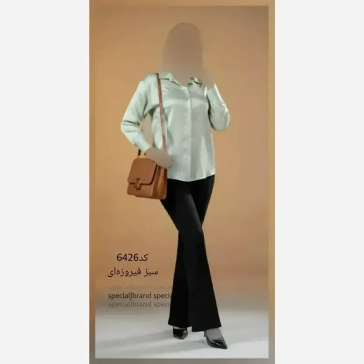 شومیز شارلوت ابریشم لمه دار زنانه رنگ مشکی سبز فیروزه ای کرم بژ