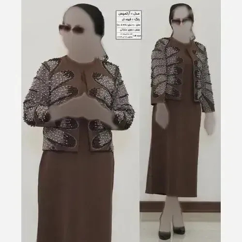 کت سارافون آرتمیس بیگ سایز جنس سوپر مازراتی و آستر نگین و مروارید پانچی