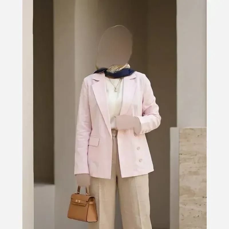 کت زنانه مدل الی جنس لینن درجه یک