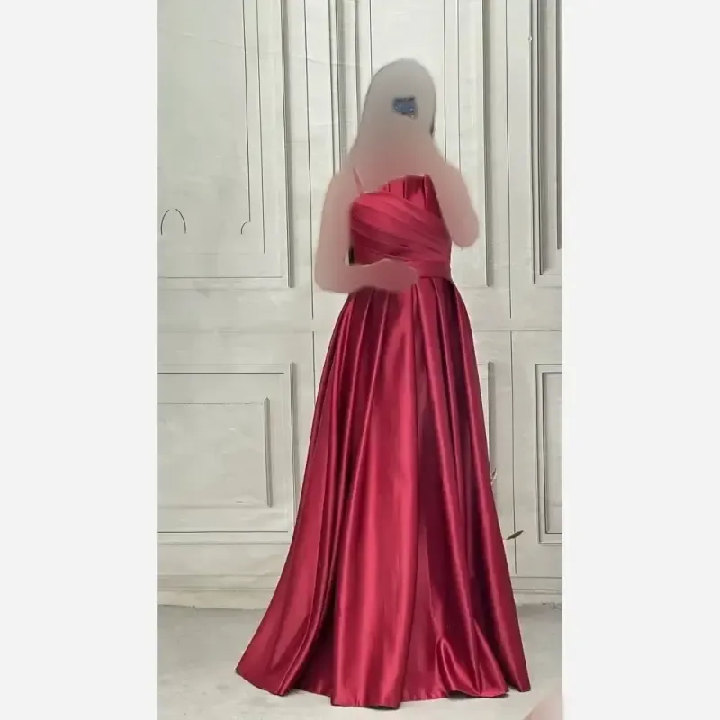 پیراهن زنانه نورا جنس ساتن آمریکایی قد 150 سایز 38 تا 48