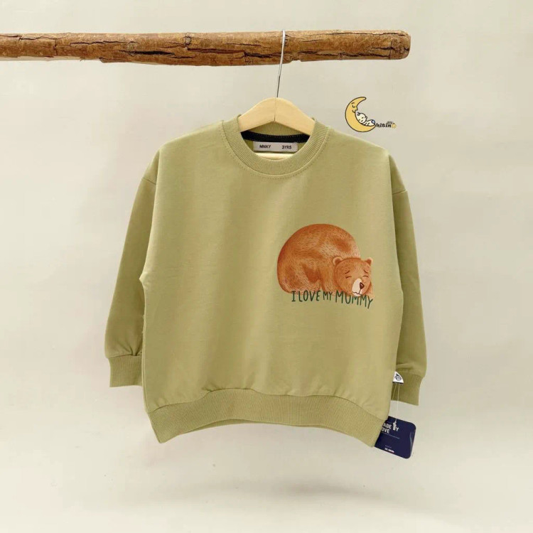 دورس پشت چاپدار کارتونی برند مانکی پاییزه و زمستانه