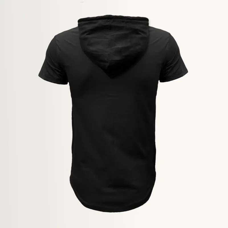 ست تی شرت و شلوار مردانه پنبه یکرو و نخ کلاهدار دو تکه