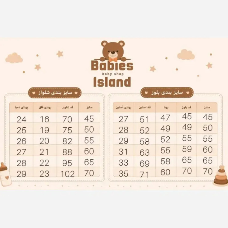 ست بلوز و شلوار لی دخترانه بچگانه طرح Miu Miu دورس لاکرا سایز 45 تا 70